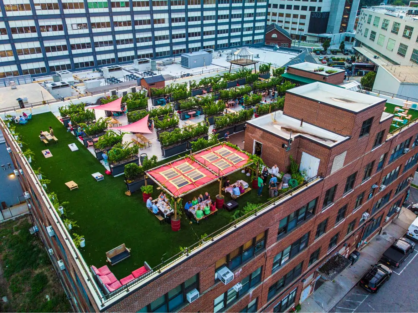 artificial grass rooftop