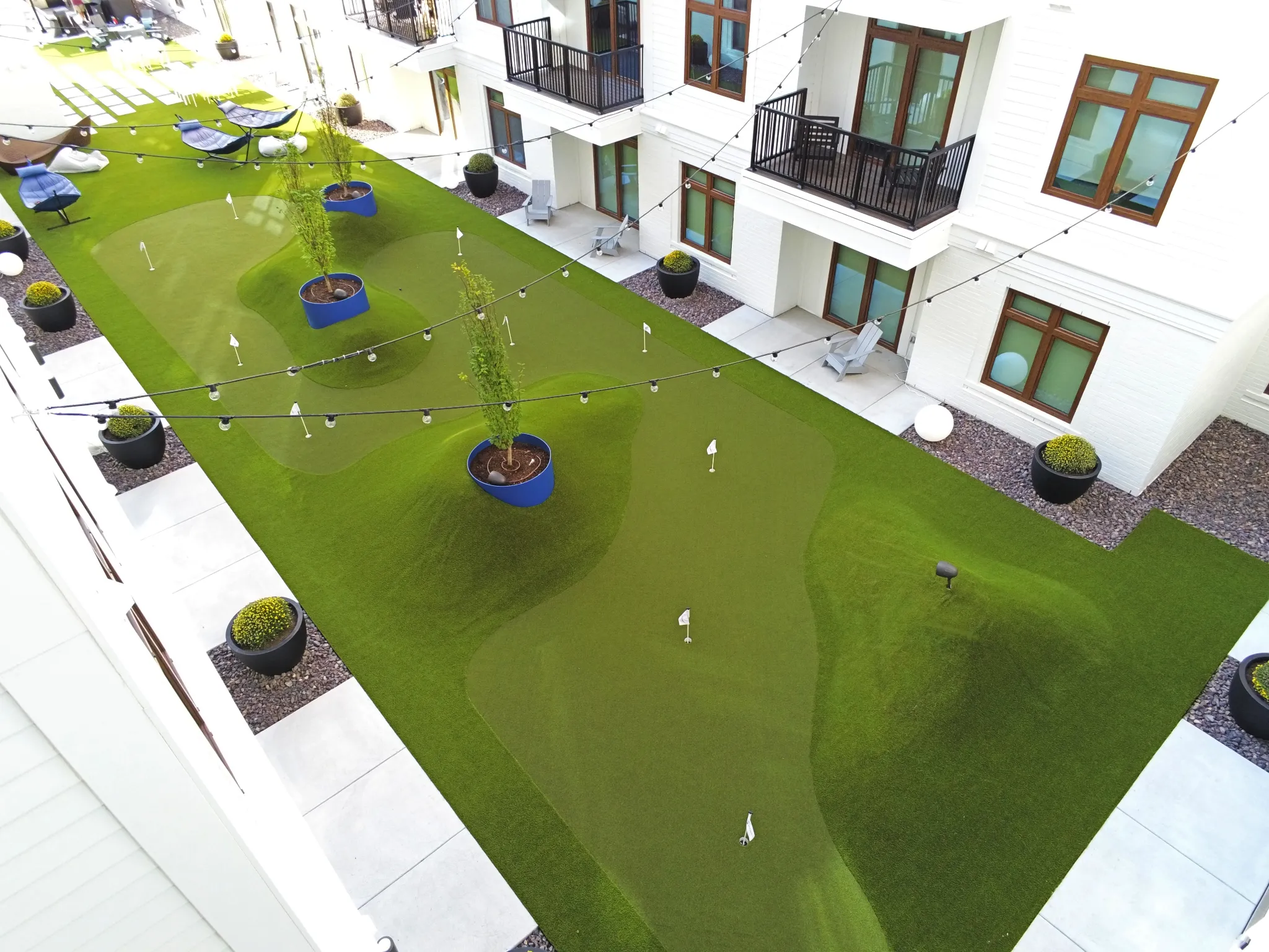 Apartment Community Artificial Turf Putting Green Apartment Community Oklahoma Artificial Turf Putting Green