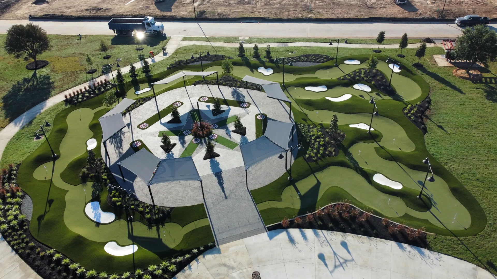 Commercial Artificial Turf Golf Course in Fulshear Texas Commercial Oklahoma Artificial Turf Golf Course in Fulshear Texas